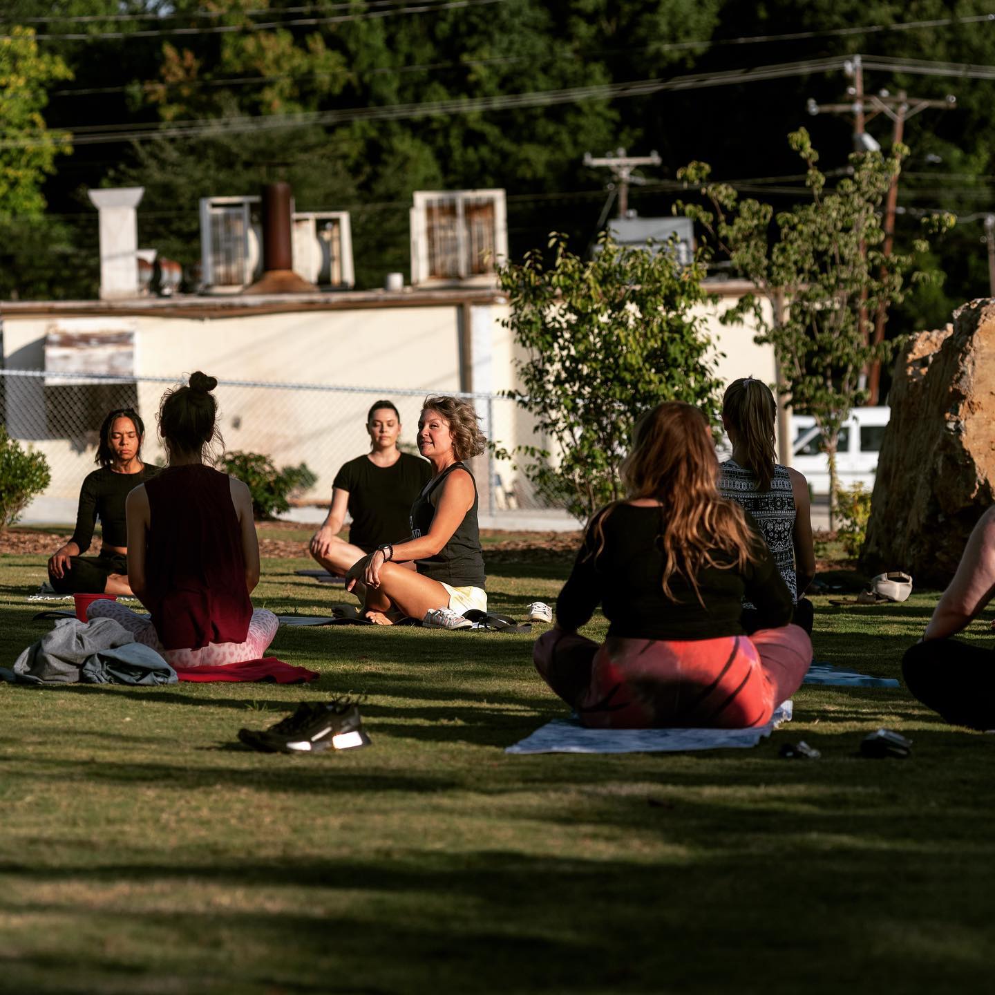 What is Fretwell? Fretwell is community!
Yoga, Farmers Markets, joyous Fridays Off the Clock, &amp; quiet Sundays with family and friends! The lawn is where it’s at! Have a drink, a bite to eat, and take a load off!