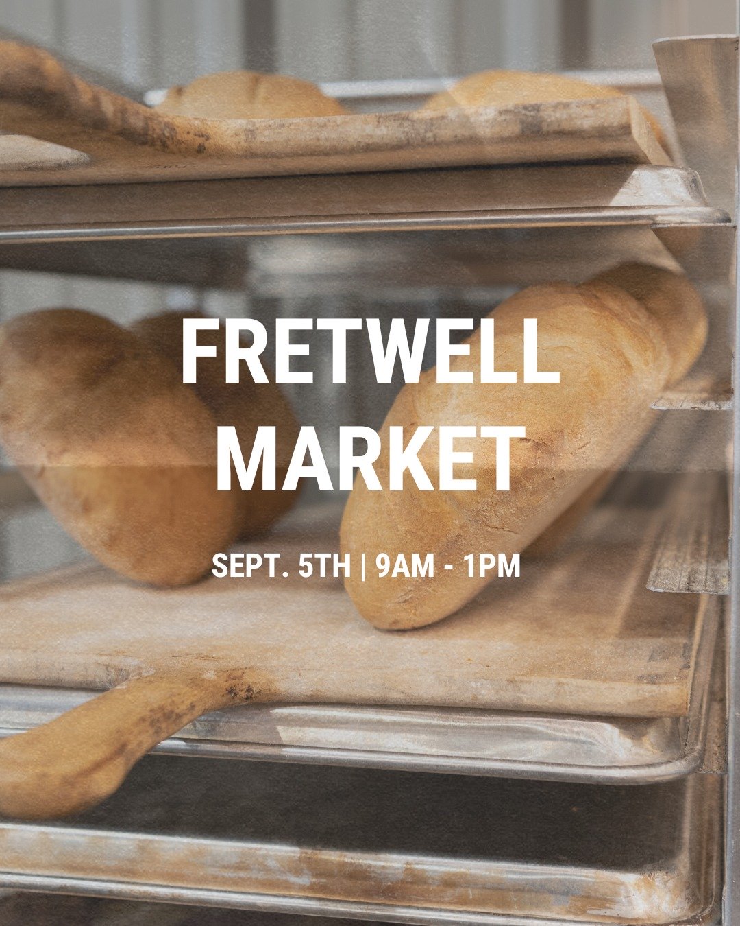 The last day of the month means we're close to another Fretwell Market! Join us on the lawn this Saturday for local vendors, delicious food, Little River drinks, and more!