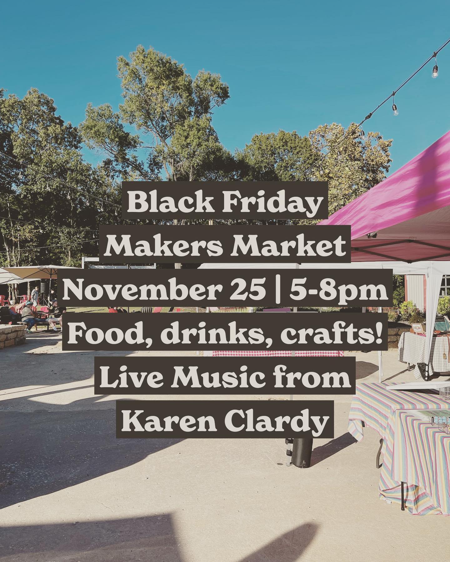 Gotta love local! Tag a friend that you want to bring to the Black Friday Makers Market!