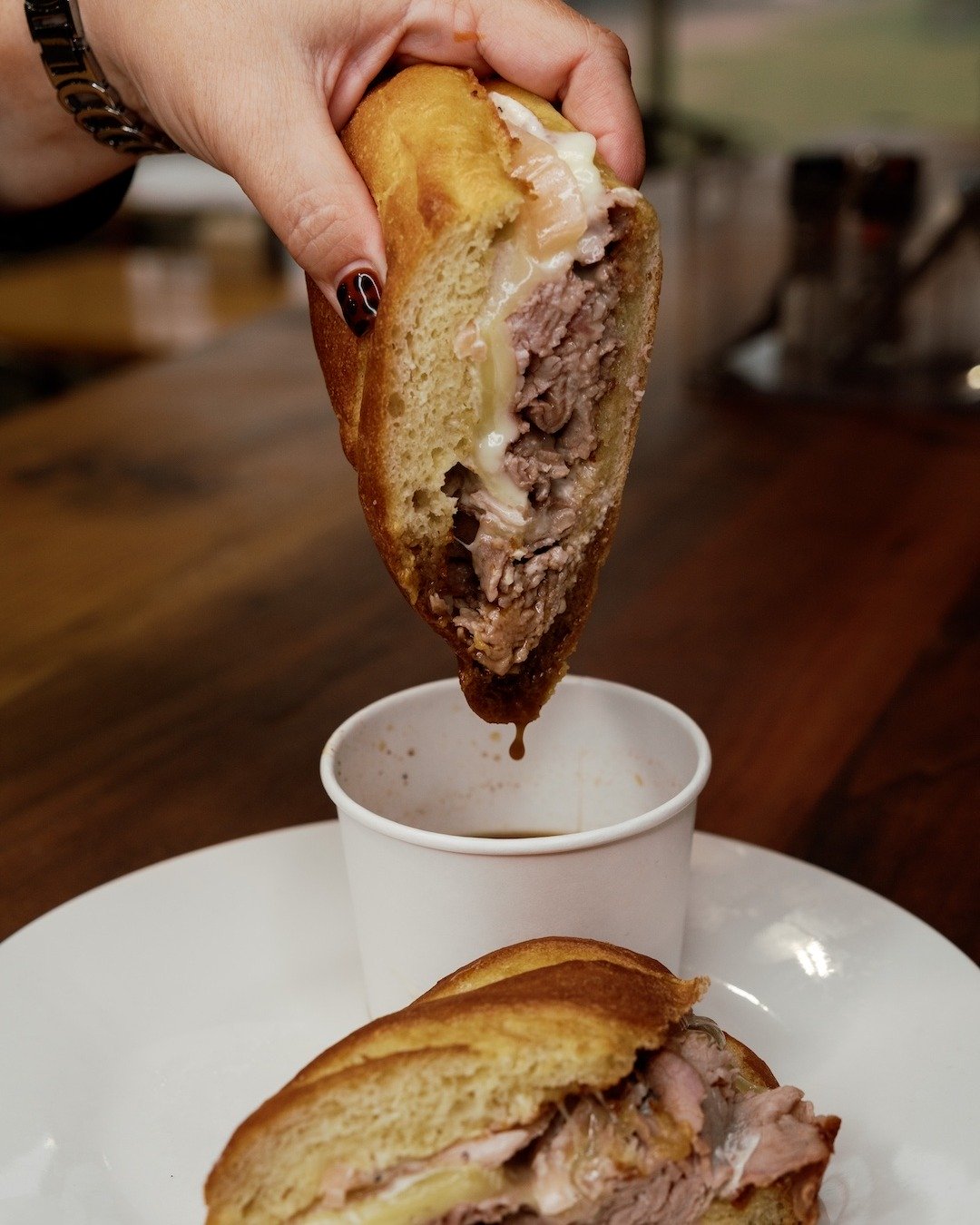 French dip? More like French drip! 😋

Swing by the Little River Cafe at Fretwell for a delicious lunch and your favorite drink.