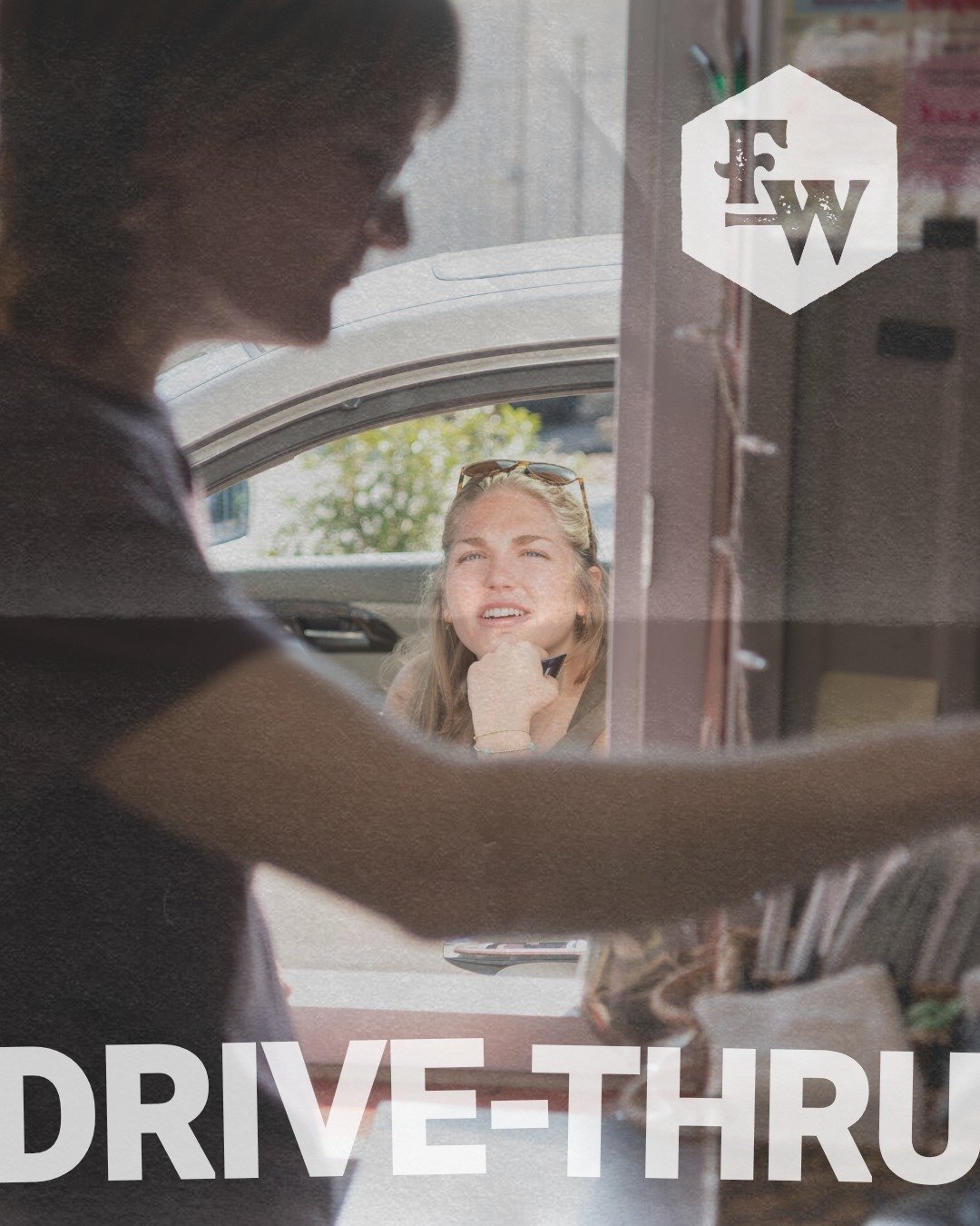 Get your coffee without leaving the car ✔️

Don't forget about the @littleriverroasting convenient drive-thru window at Fretwell, perfect for hot days when you want to leave the AC running 😉