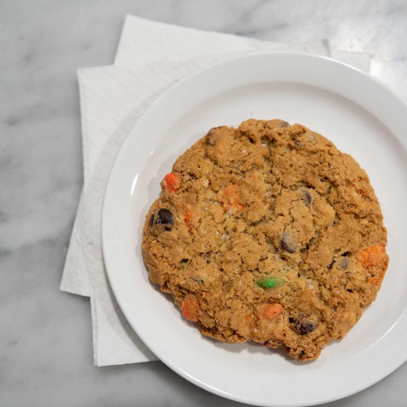 A few times a month, we’ve got this monster cookie for sale! The name doesn’t just hint at the size of this masterpiece, but also to its ingredients. 

What’s in it? Lots of deliciousness.

Come and try it!

#spartanburgeats #southerncooking #southernfood #wintermenu #eatgoodfood