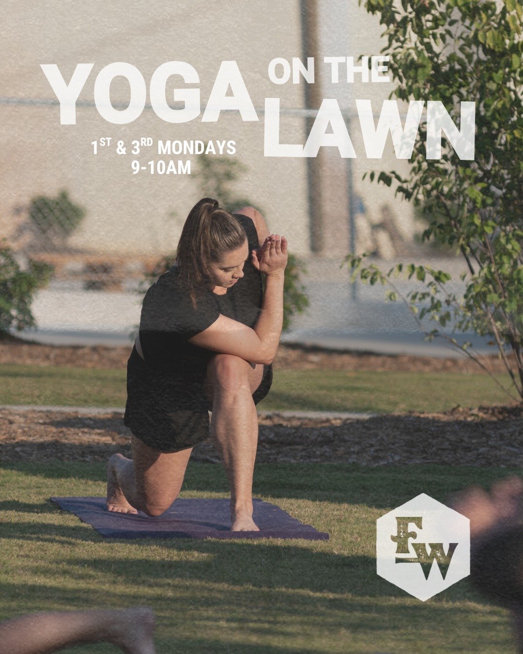 Yoga on the Lawn at Fretwell is back! Starting tomorrow, bring your own mat and join us on the first and third Monday of each month from 9-10am. All levels welcome 🧘‍♀️🧘‍♂️