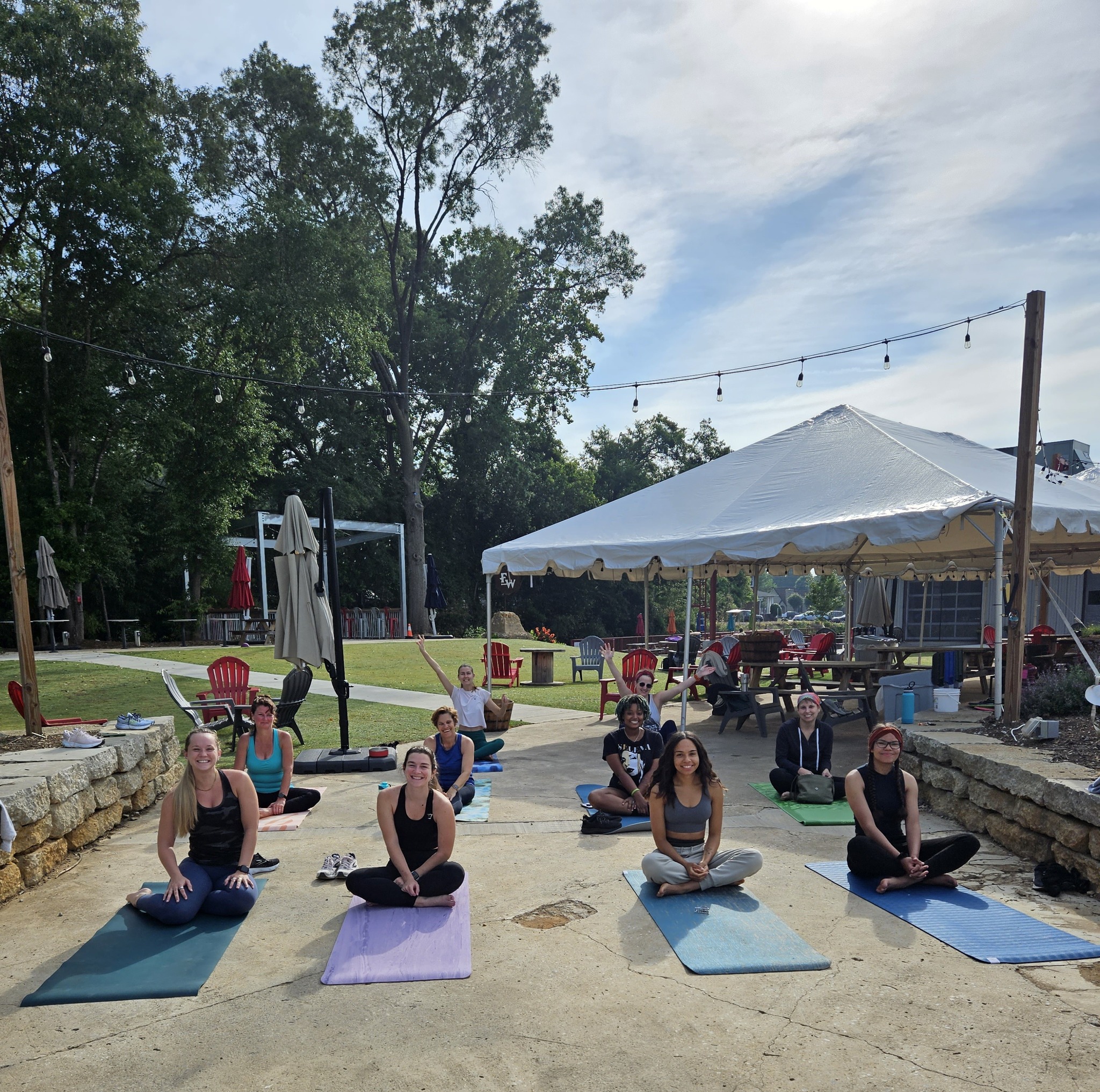 Join us tomorrow morning at 9 am for Monday Morning Yoga. A refreshing flow to kickstart your week.

Bring your own mat and join our FREE yoga class!

*Donations for the instructor are welcome.

#yogaonthelawn #goupstate #intheburg #spartanburgevents #outdooryoga #freeyoga @lifeinlisaland