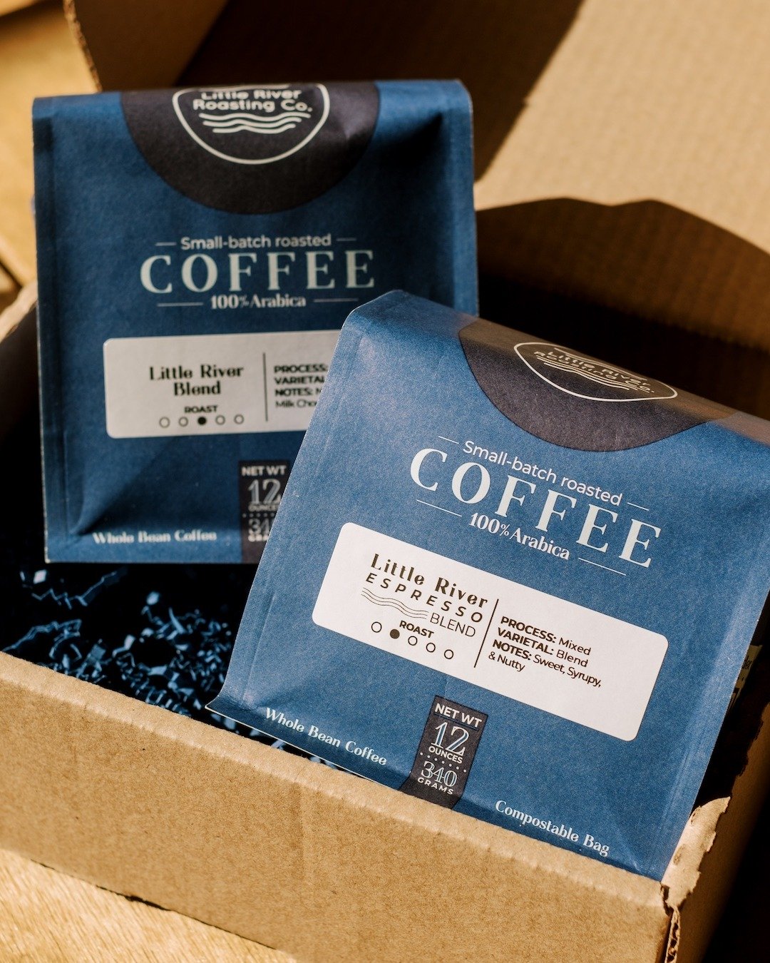 We've been fielding some questions about Little River's new coffee bags, and we're happy to announce...YES! THEY ARE STILL COMPOSTABLE!

We know the new look and feel may be confusing, but rest assured that our decisions are made with the environment and sustainability in mind ✔️♻️🌎

It's important to note that, although compostable, these bags require a specific environment to break down properly. Please remove the degassing valve and the black tin ties, and return your empty bags to Fretwell. We'll take care of the rest (dispose of them in the organic waste bins).