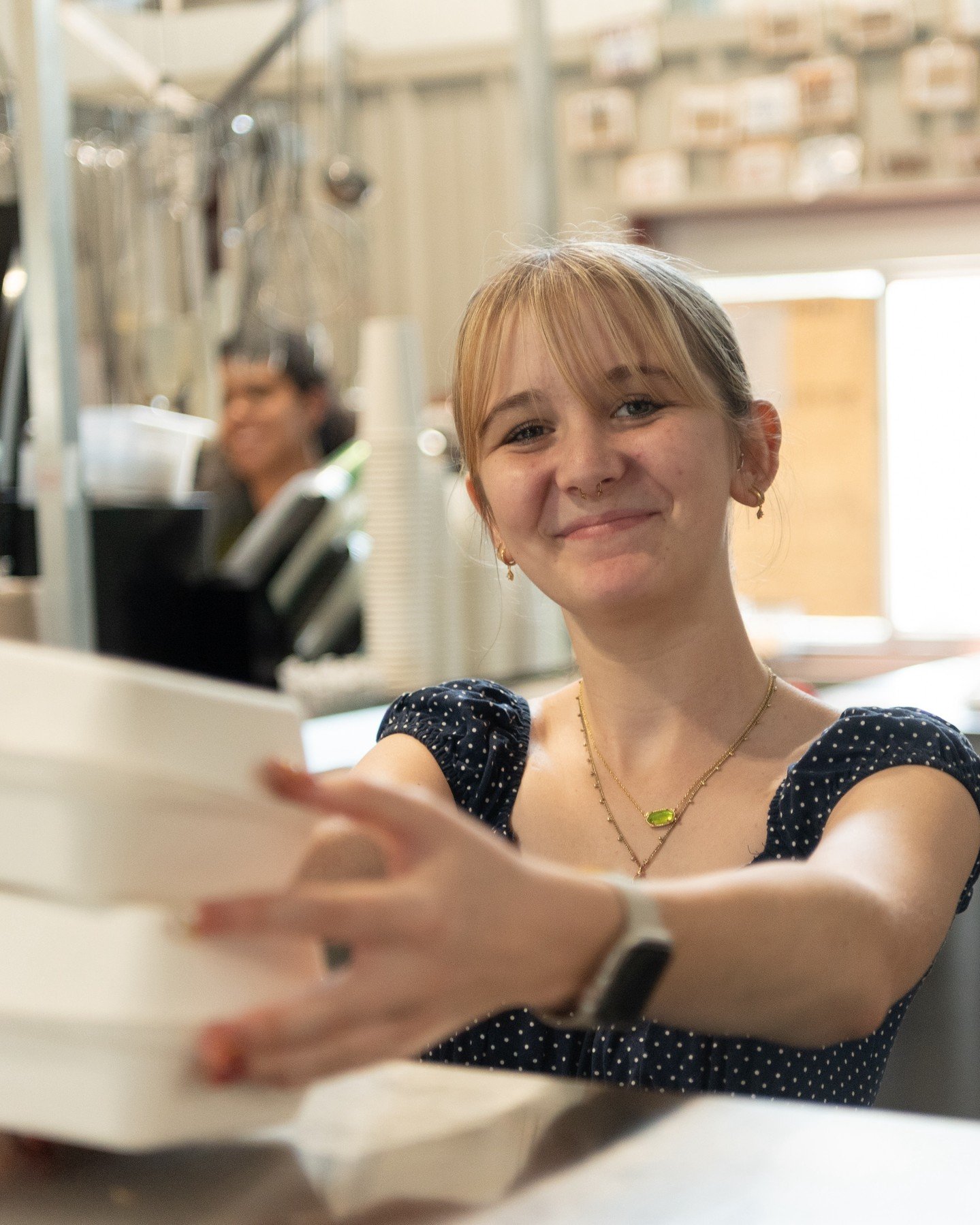 Preparing food, taking orders, and making the most delicious tasting (and good looking 😍) drinks...have you thanked your barista today??